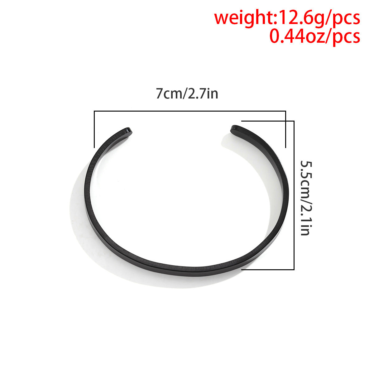 Fashionable and simple C -type opening adjustable bracelet