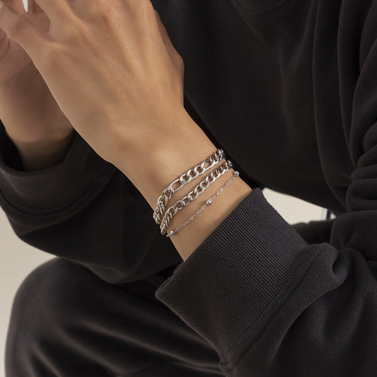 Men Multi-layered simple and versatile bracelets