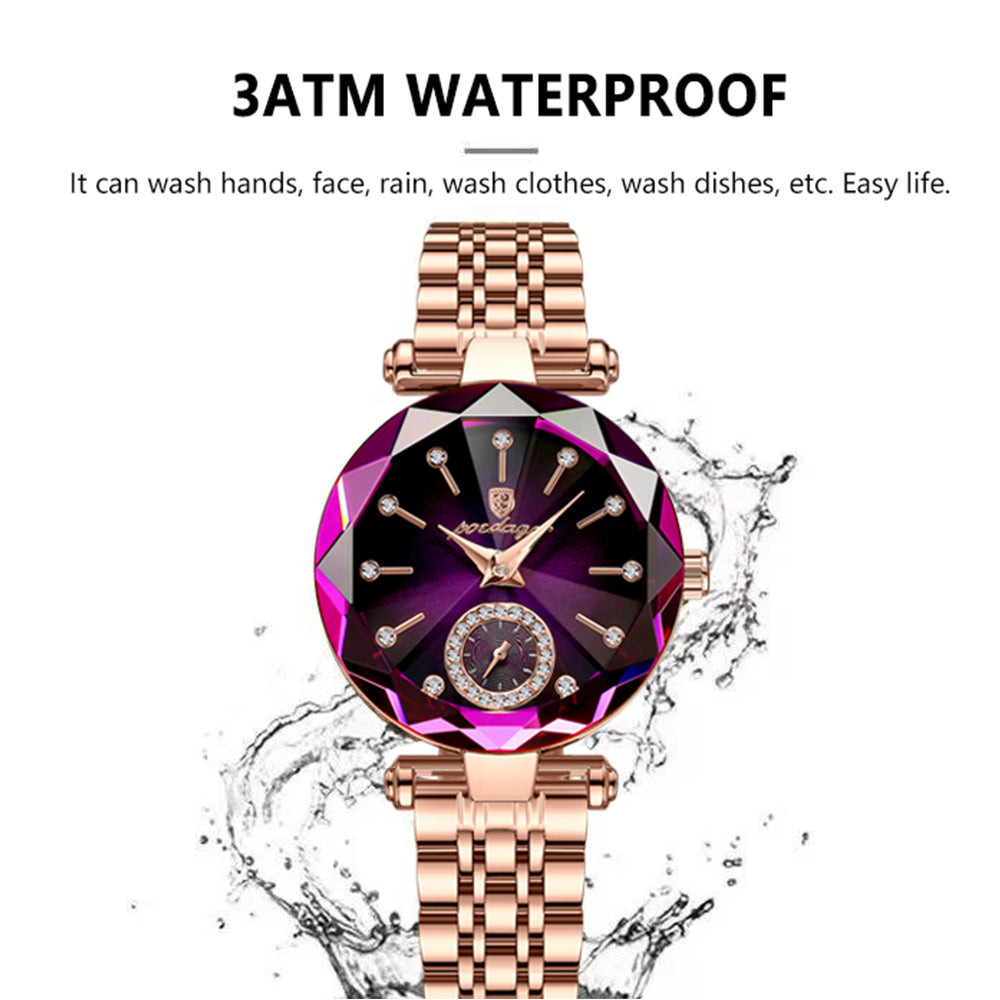Casual Fashion Waterproof Quartz Watch Ladies