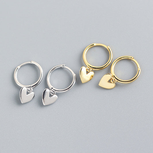 Love Heart Earrings Premium Temperament Earrings Jewelry