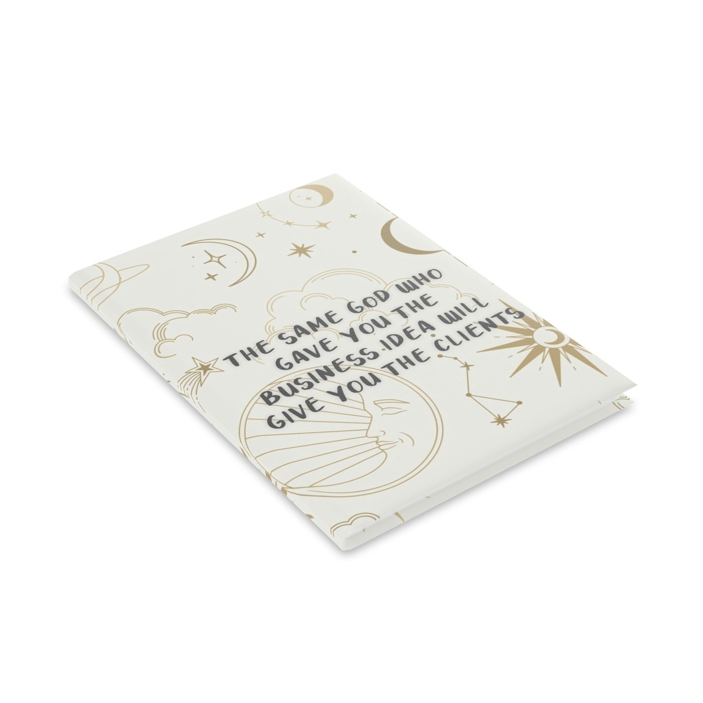 God - Clients - Hardcover Notebook with Puffy Covers