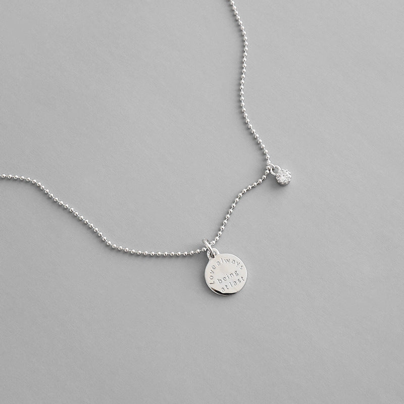 Fashion Love Always Being at Last 925 Sterling Silver Necklace