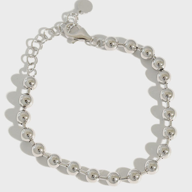 Modern Lucky Beads 925 Sterling Silver Bracelet