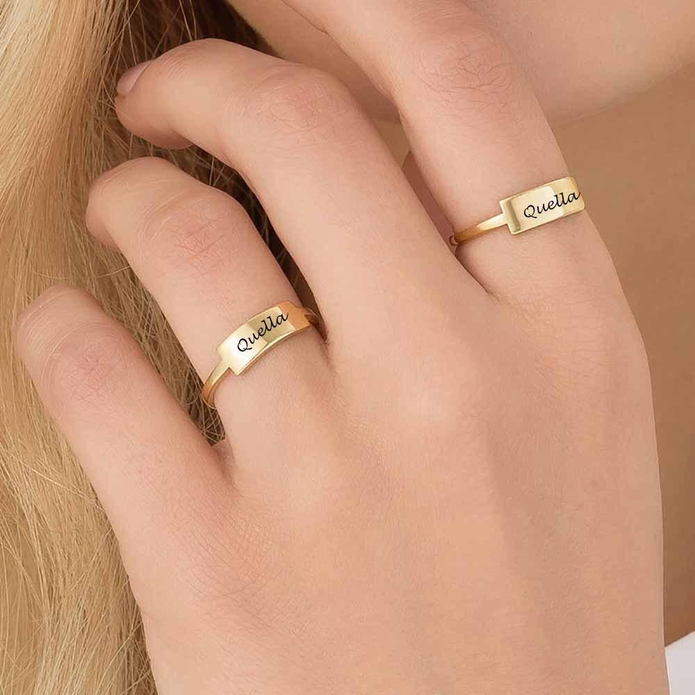 R5(Custom).nameplate ring - Elle Royal Jewelry