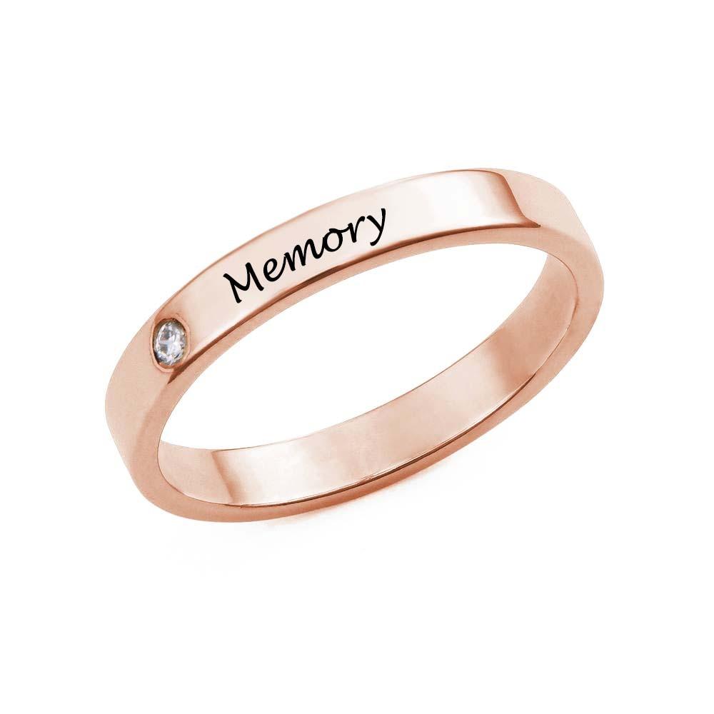 R19(Custom).S925 Silver Classic Eternity Brick Ring - Elle Royal Jewelry