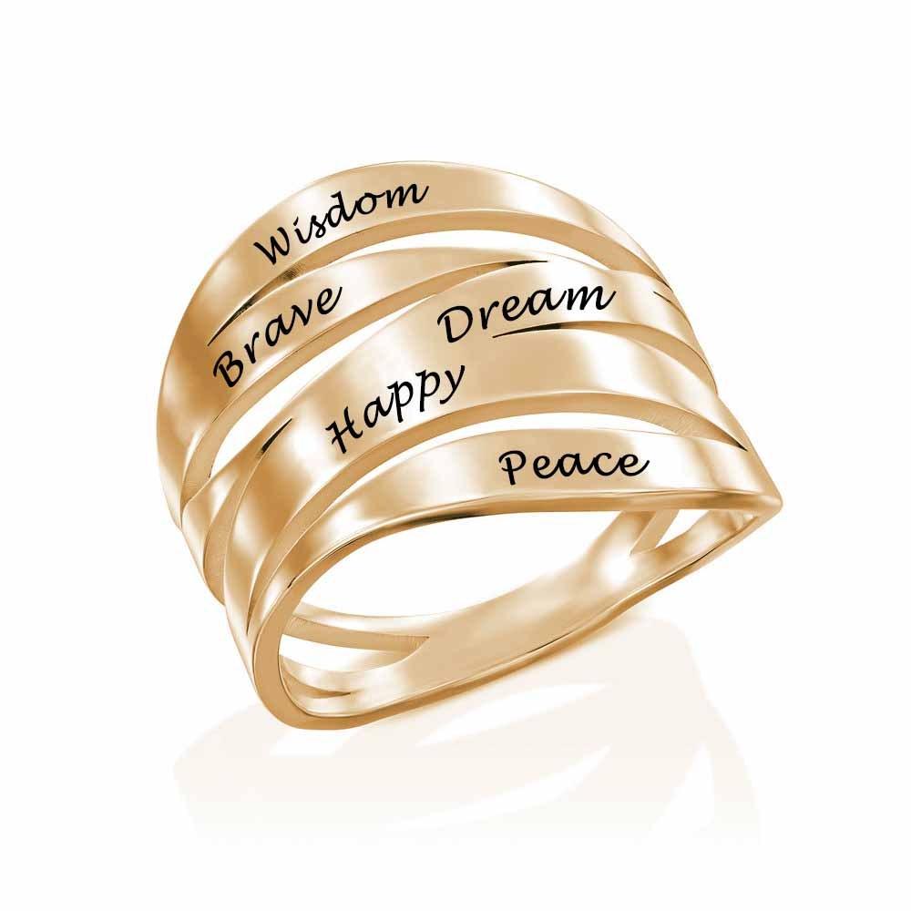 R18(Custom).Elegant and radiant multi-ring surround ring - Elle Royal Jewelry