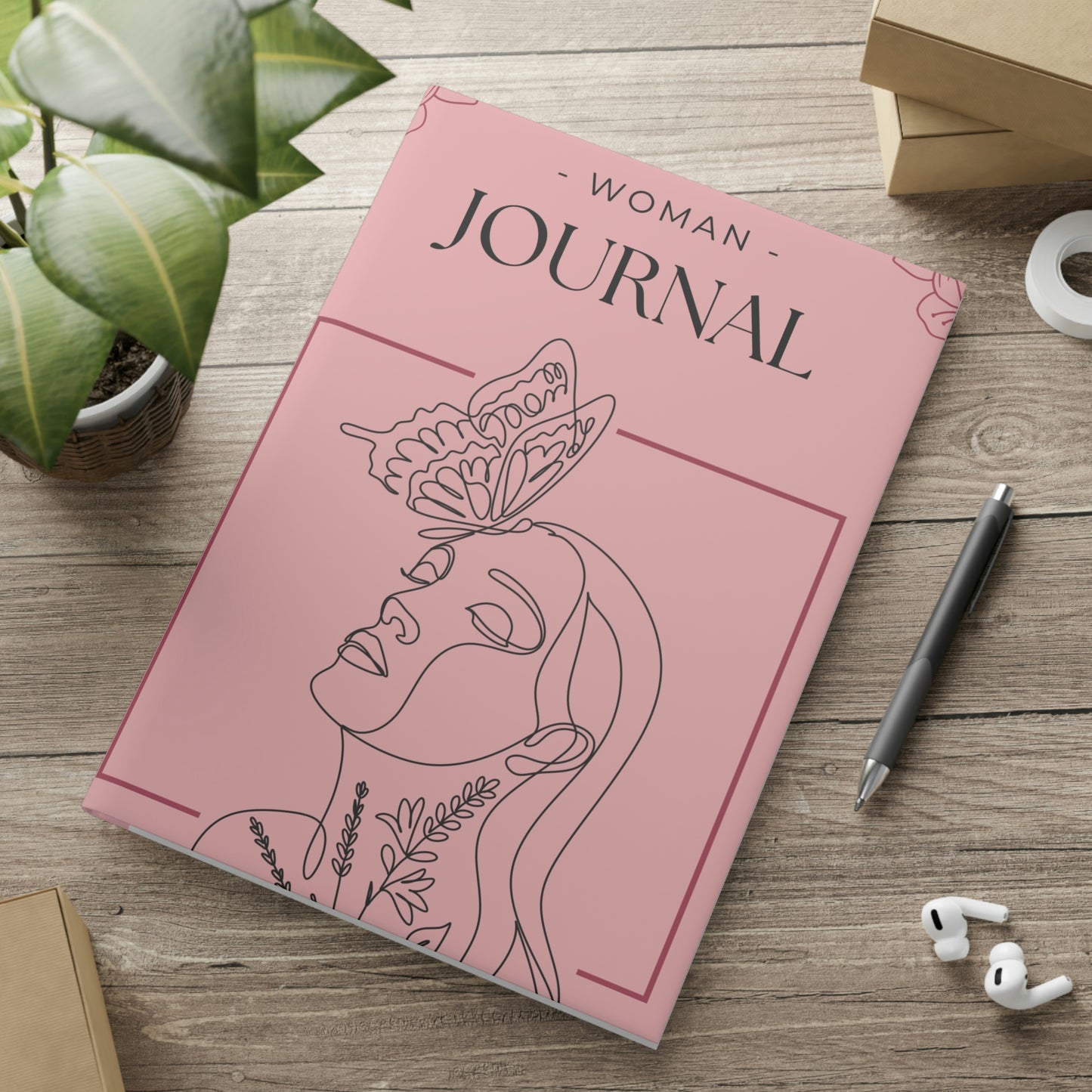 Woman Journal - Hardcover Notebook with Puffy Covers