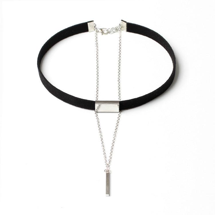 N21.Fleece Layered Fringe Necklace - Elle Royal Jewelry