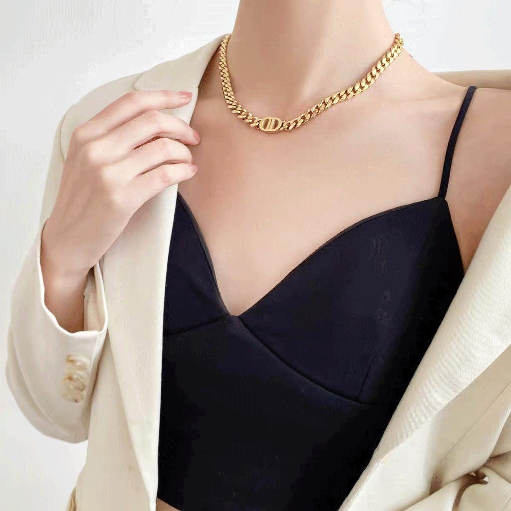N26.Miami Cuban Chain Necklace - Elle Royal Jewelry