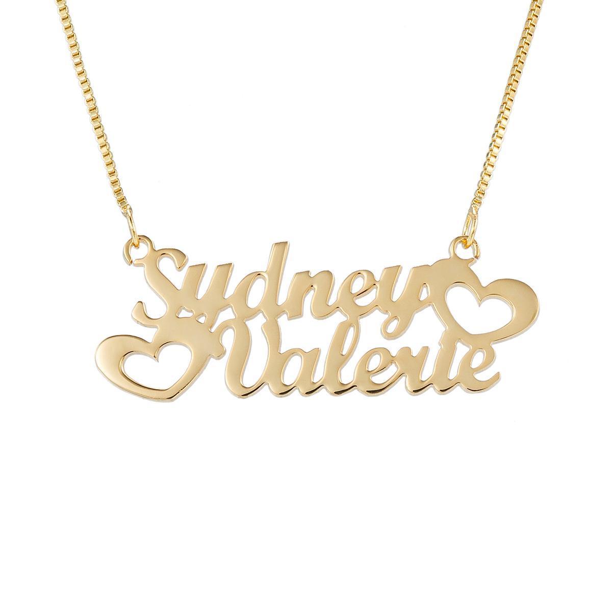 Noble Two Floors Custom Name Necklace