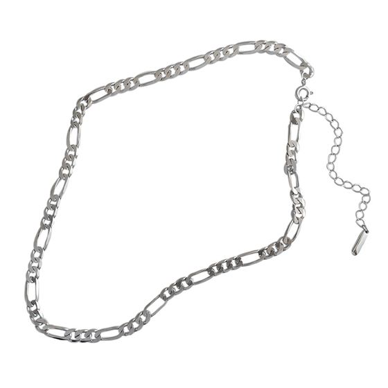 Hollow Chain Choker 925 Sterling Silver Necklace