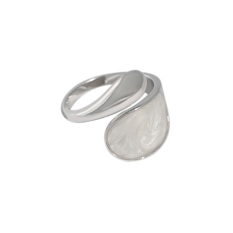 Promise Waterdrop 925 Sterling Silver Adjustable Ring