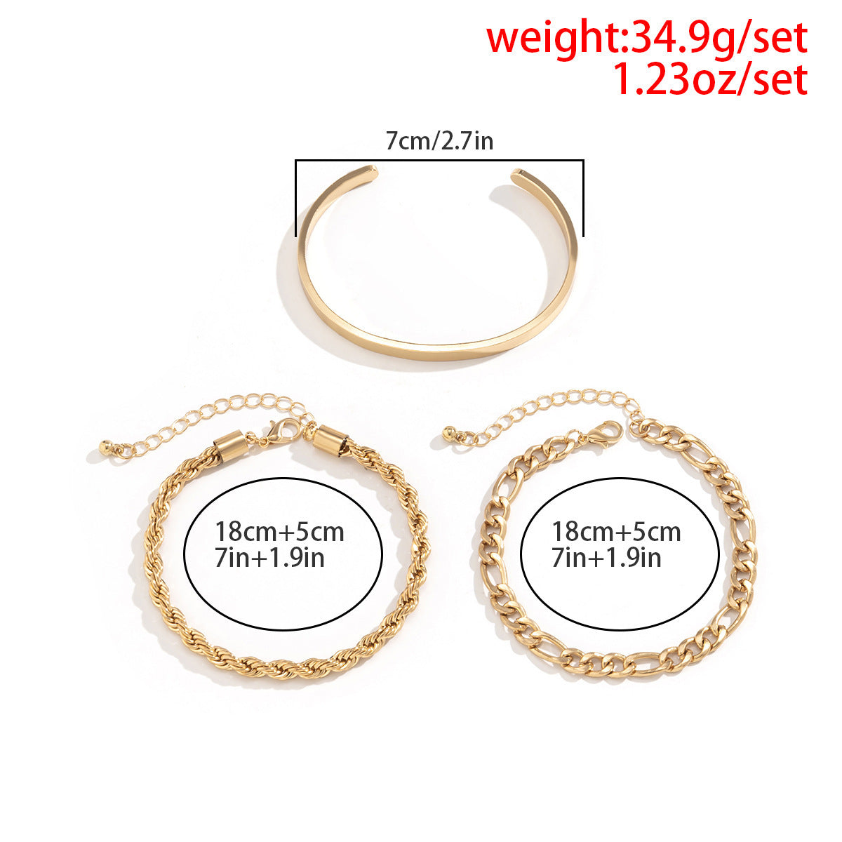 Men Fashion Simple NK Chain Twist Chain Jewelry