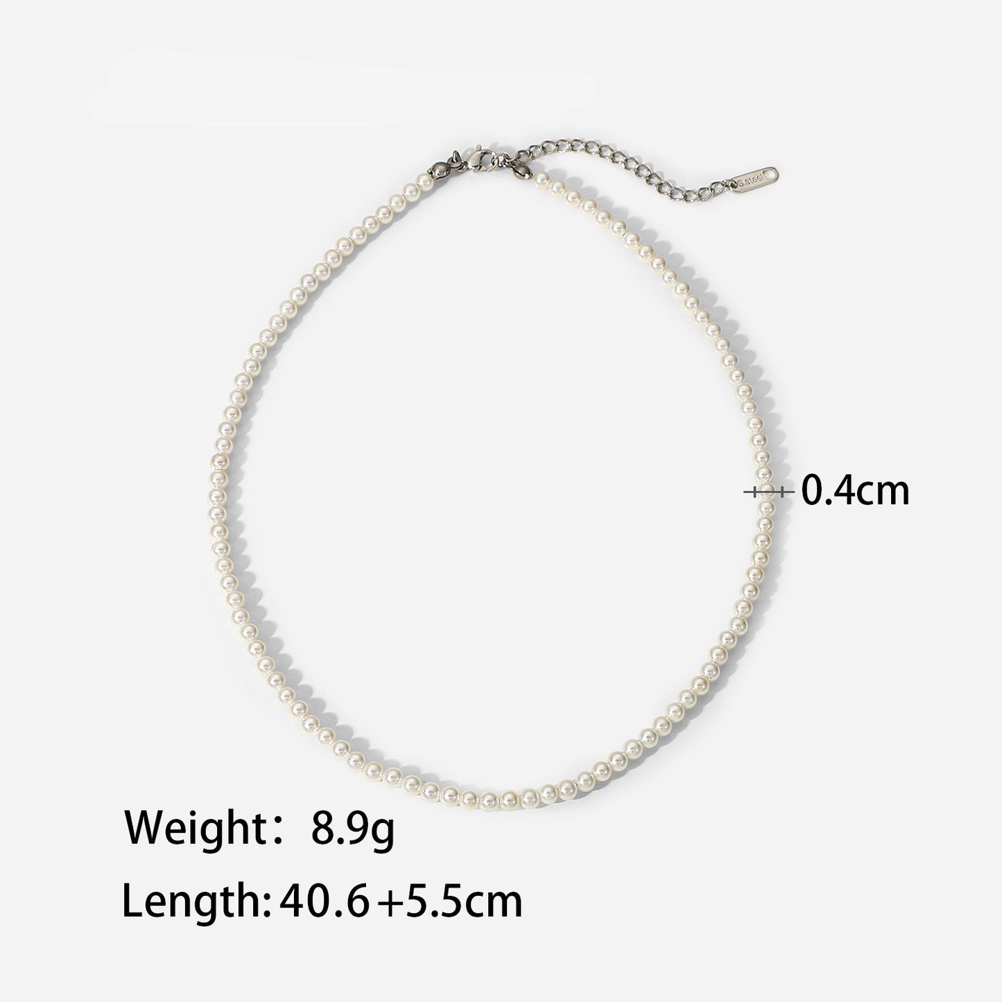 Men Fashionable Simple Pearl Necklace