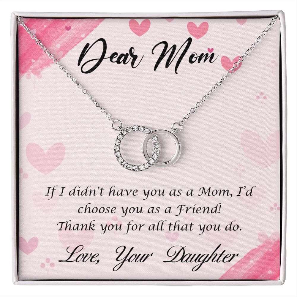 Dear Mom Perfect Pair Necklace