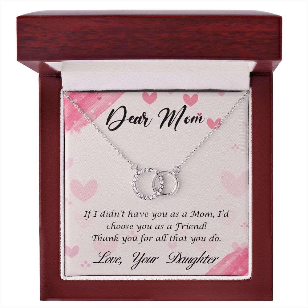 Dear Mom Perfect Pair Necklace