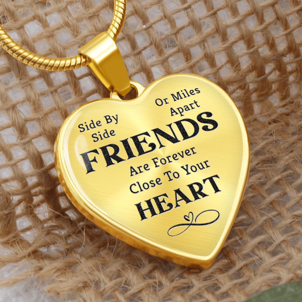 Friends - Heart - Love Snake Chain Silver Heart