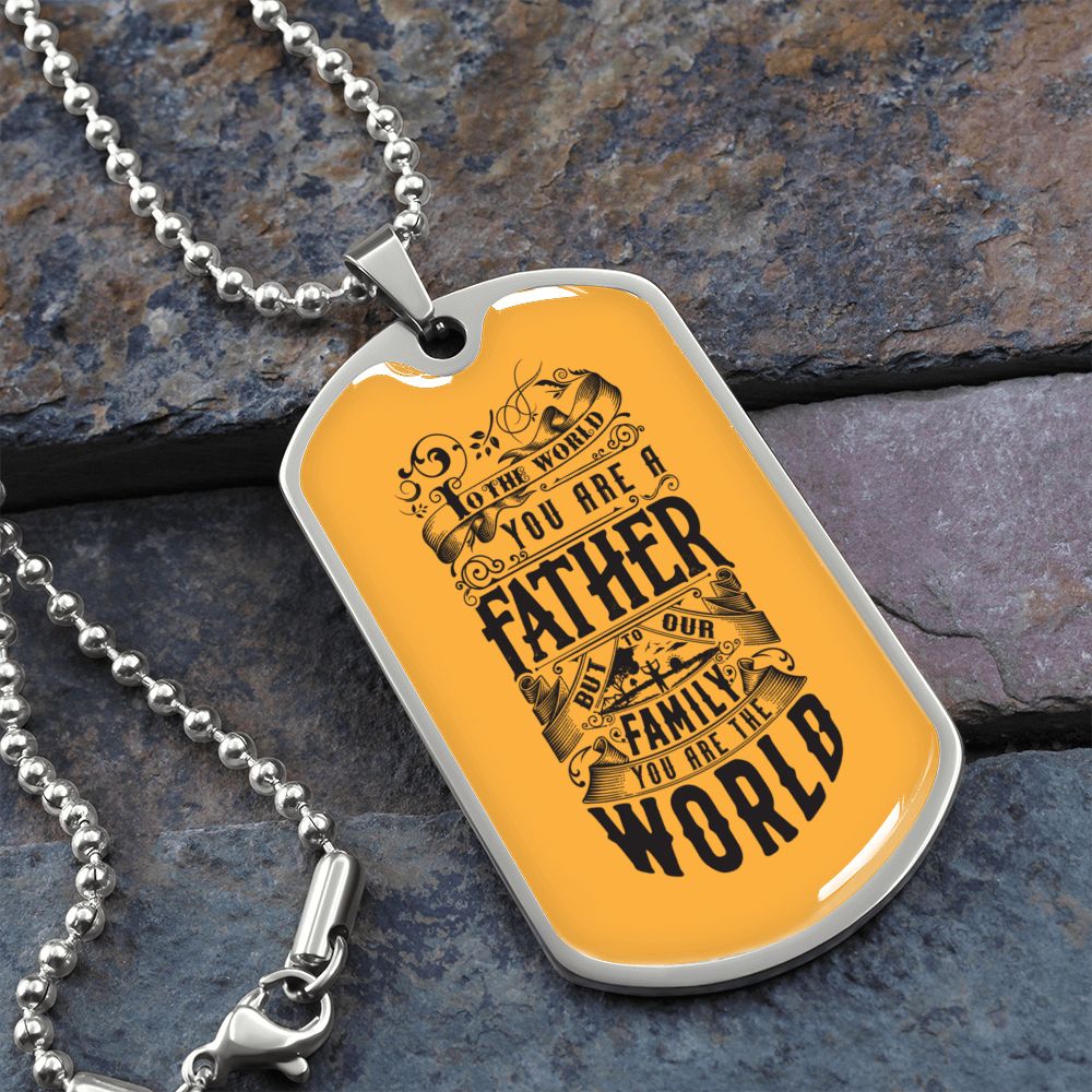 Fatherly Love Chain Engraved