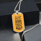 Fatherly Love Chain Engraved