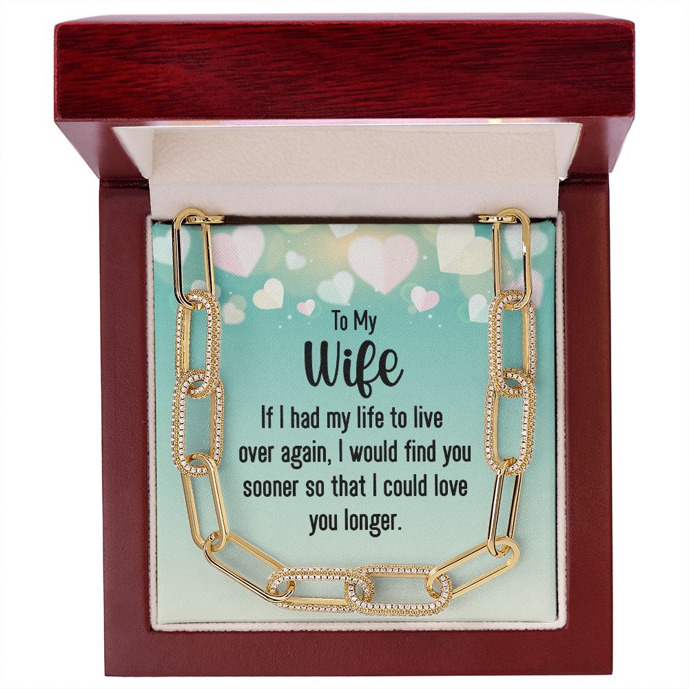My wife Love Forever Linked Necklace