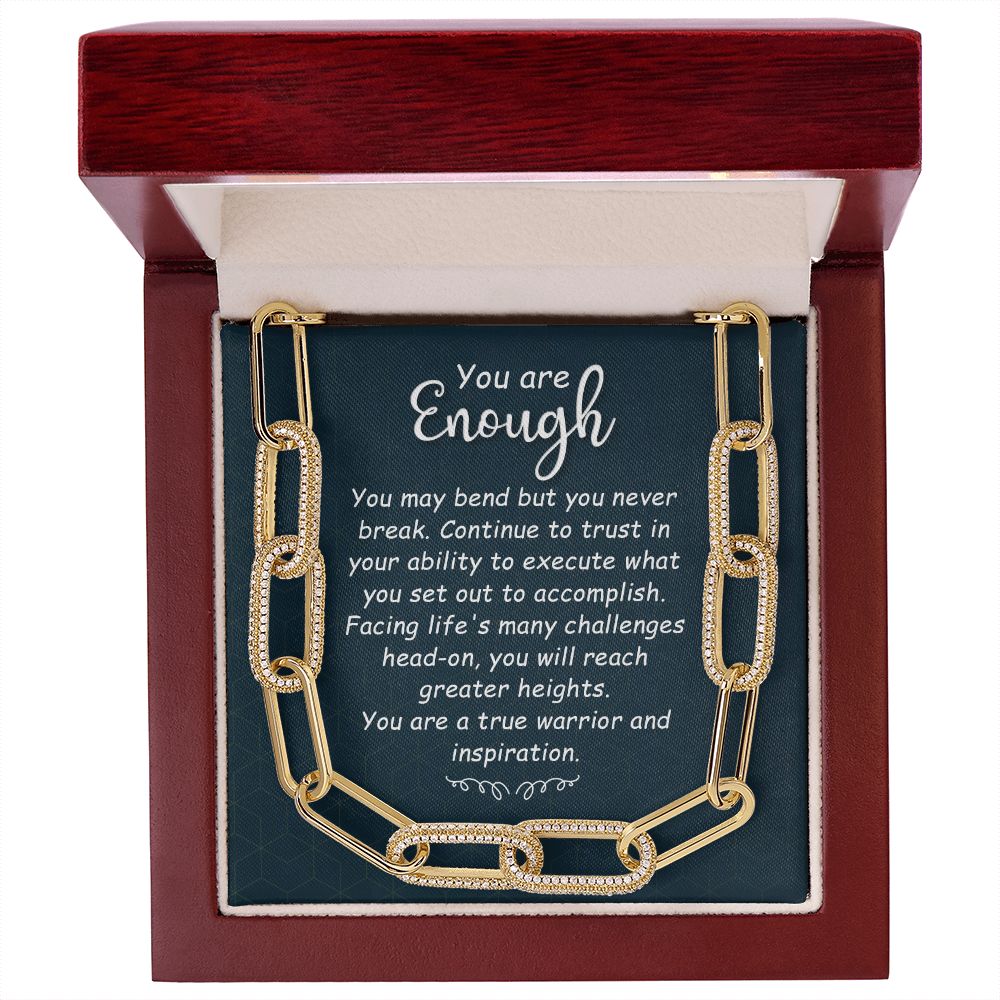 You are Enough - Wellness Forever Linked Necklace