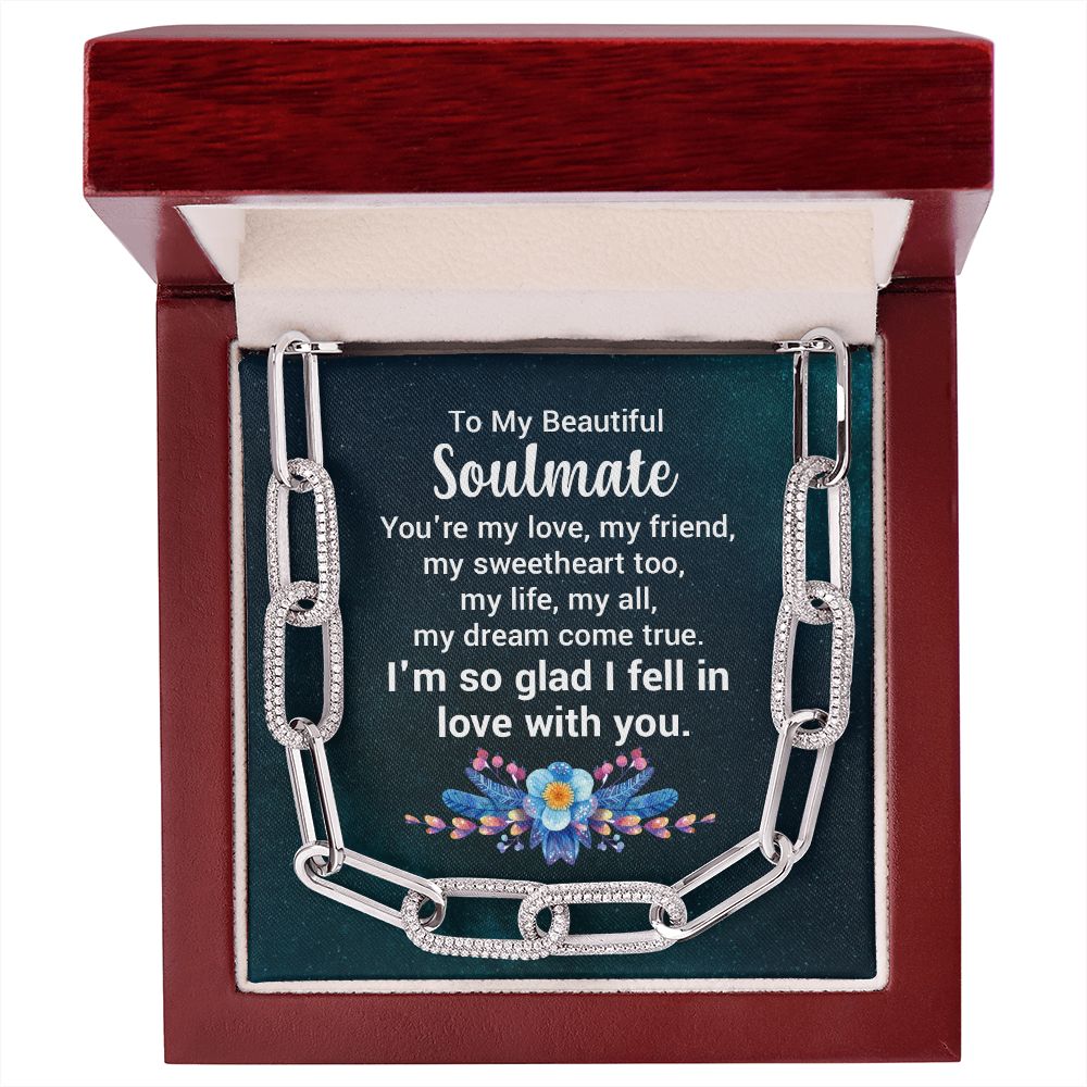My soulmate - Love Forever Linked Necklace