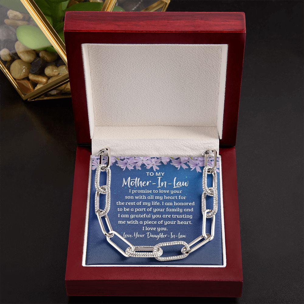 My mother-in-law Love Forever Linked Necklace