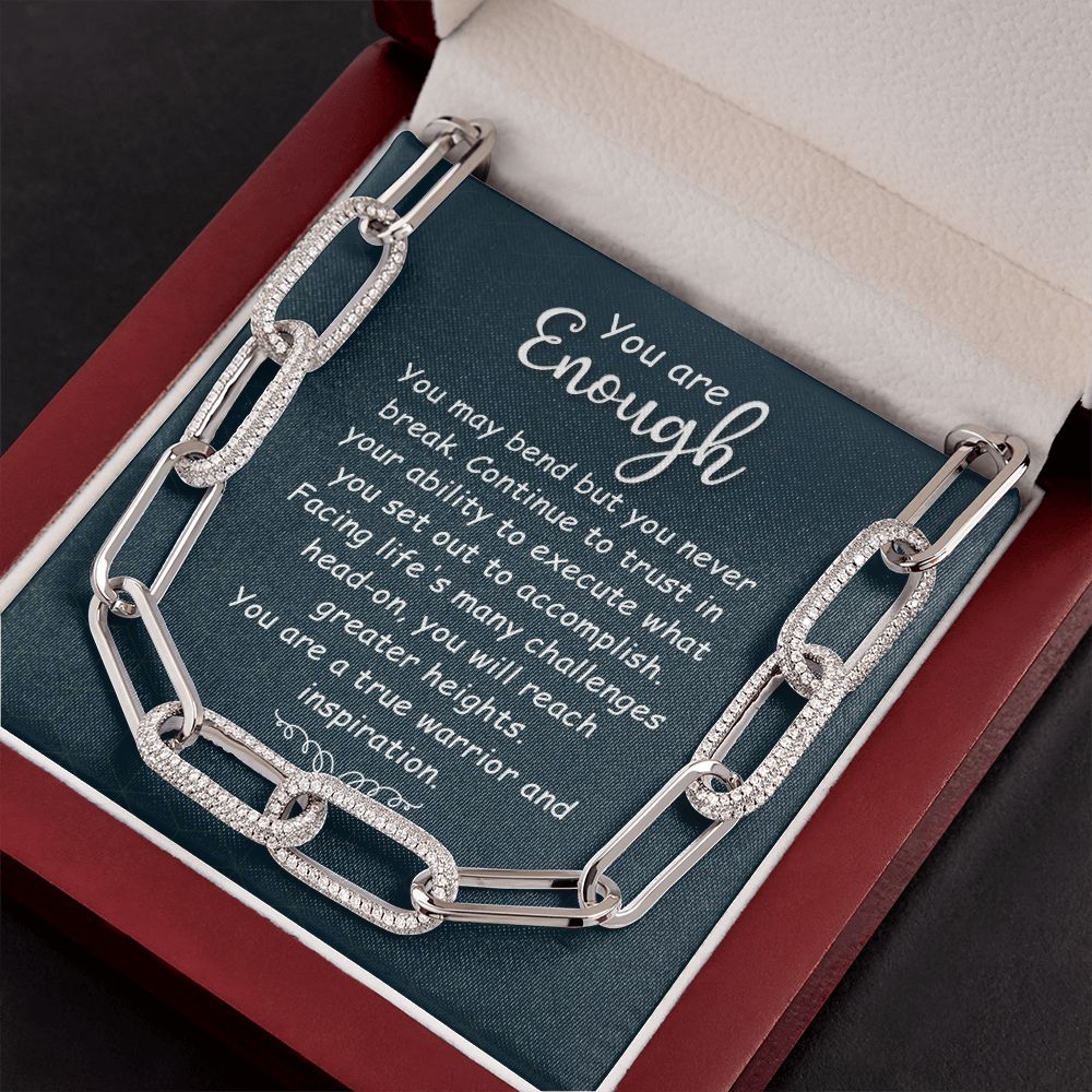 You are Enough - Wellness Forever Linked Necklace
