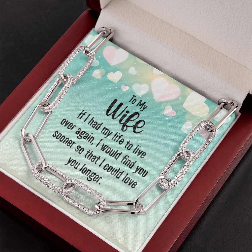 My wife Love Forever Linked Necklace