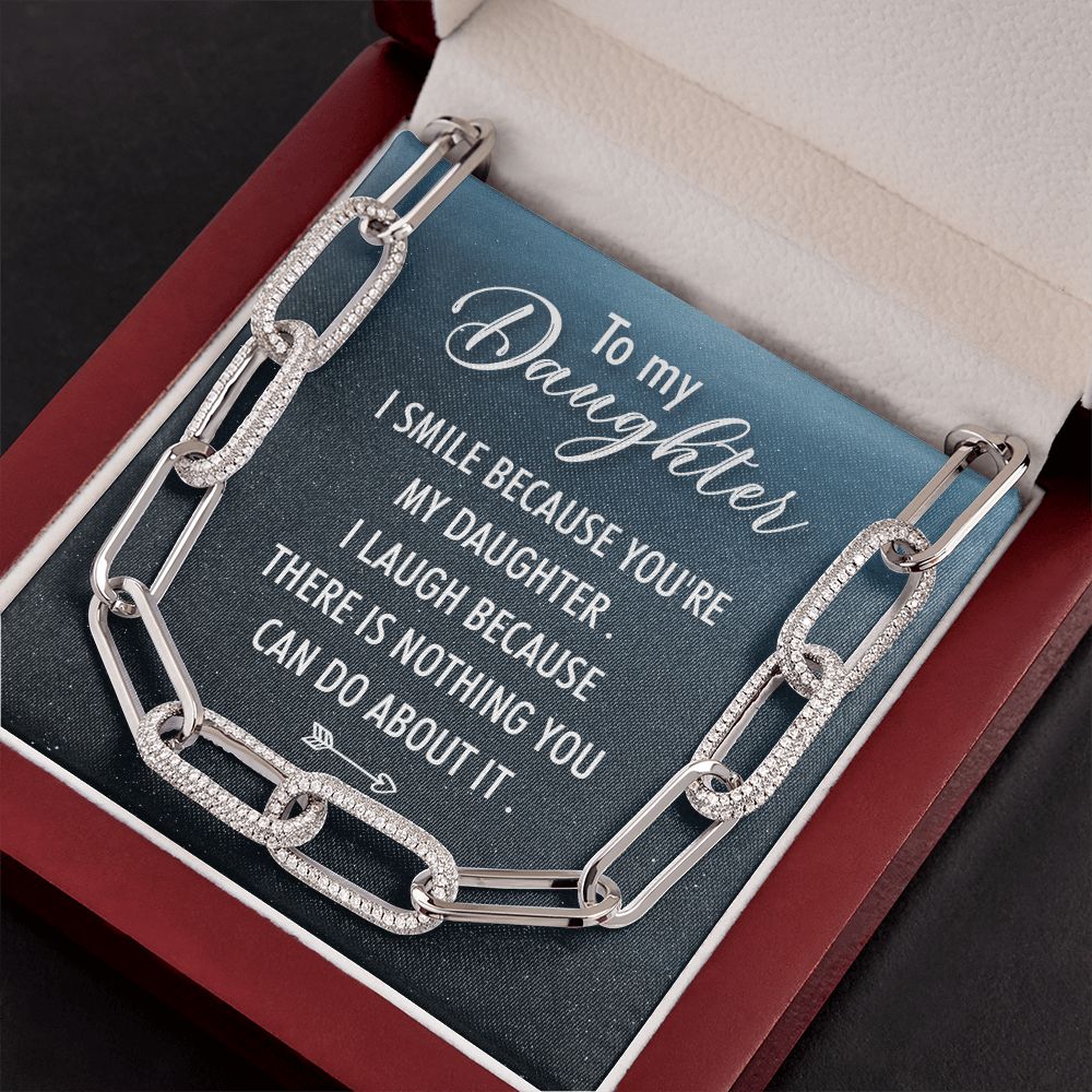 My daughter Love Forever Linked Necklace