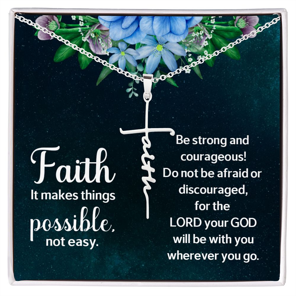 Faith Cross Necklace