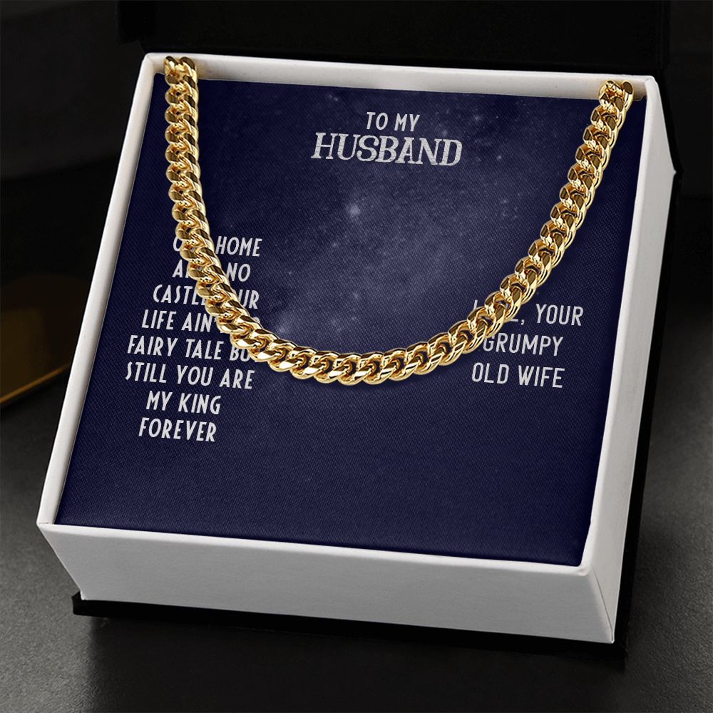 Men Cuban link necklace chain for my soulmate (Stainless Steel)