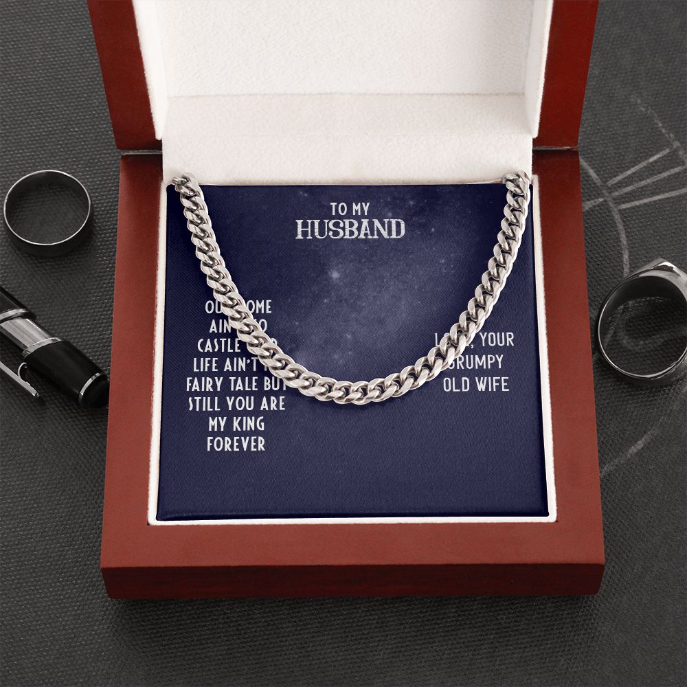 Men Cuban link necklace chain for my soulmate (Stainless Steel)
