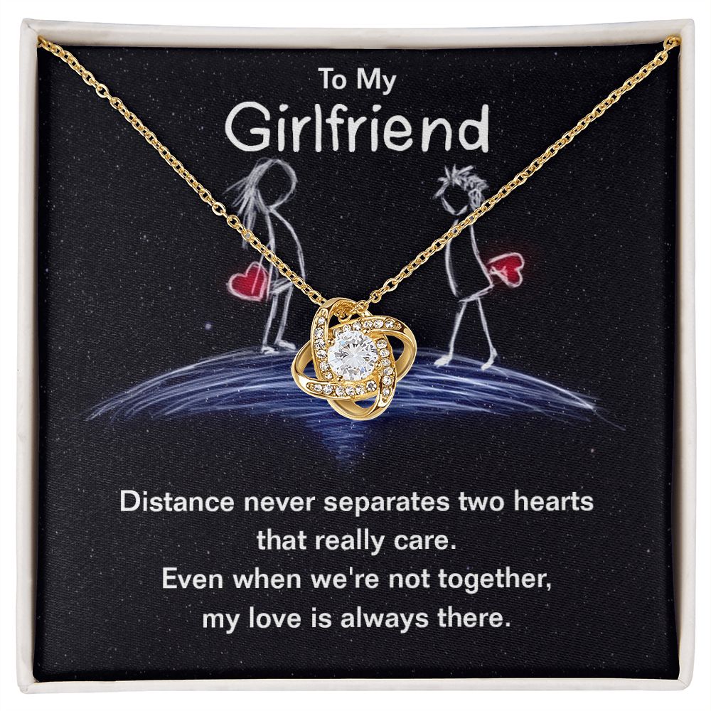 My girlfriend Love knot Necklace