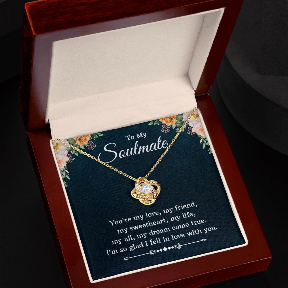 My soulmate Love knot Necklace