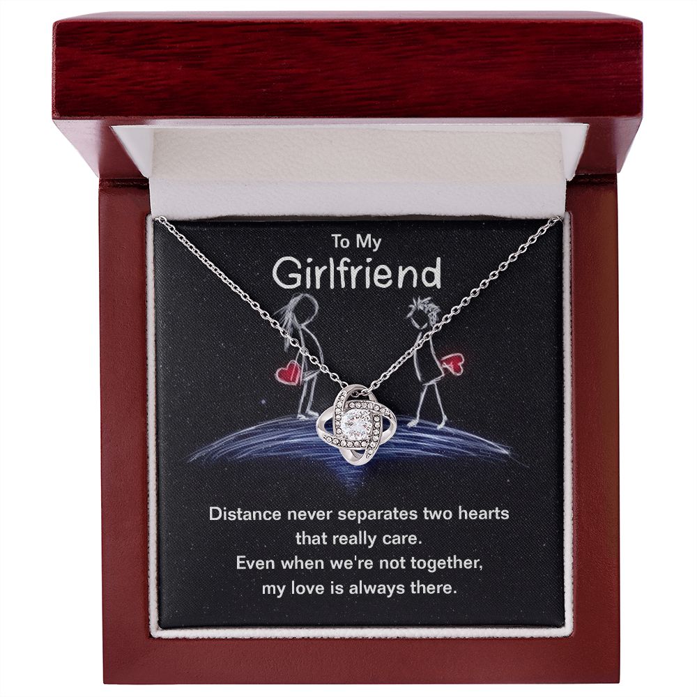 My girlfriend Love knot Necklace