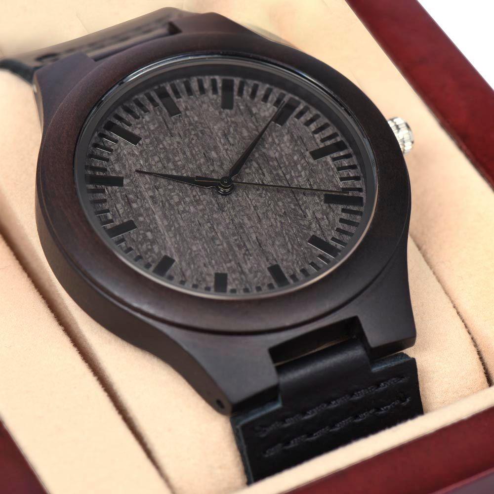 Mahogany Style Luxury Wooden Watch - Elle Royal Jewelry