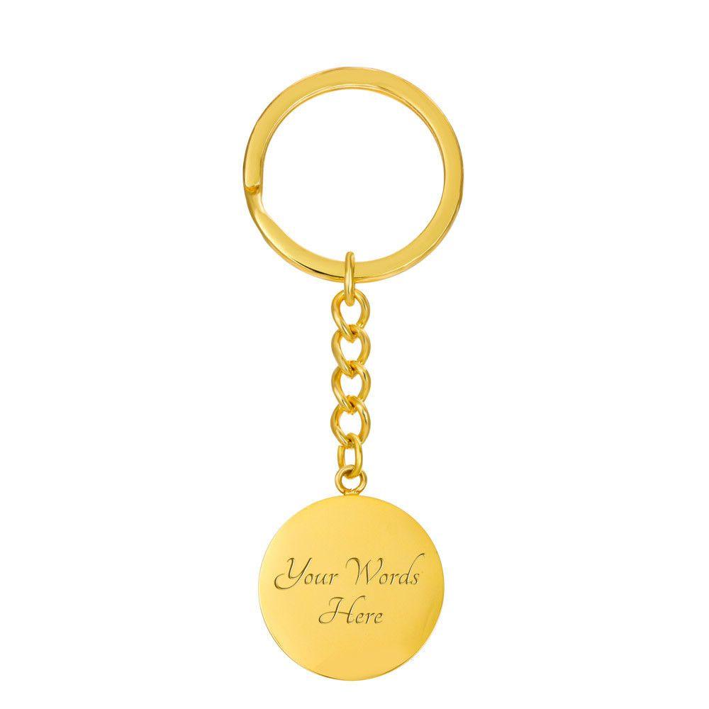 Circle Keychain - Elle Royal Jewelry