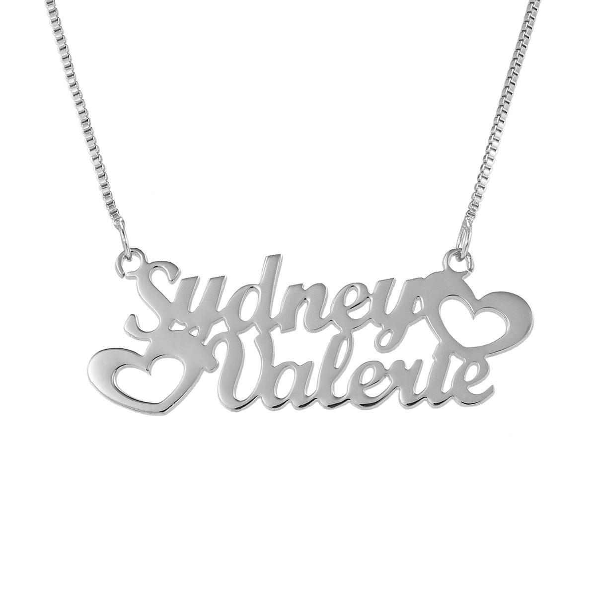 Noble Two Floors Custom Name Necklace
