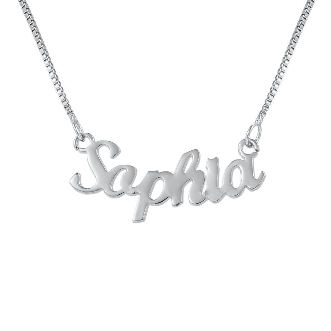 Simple Atmospheric Custom Name Necklace