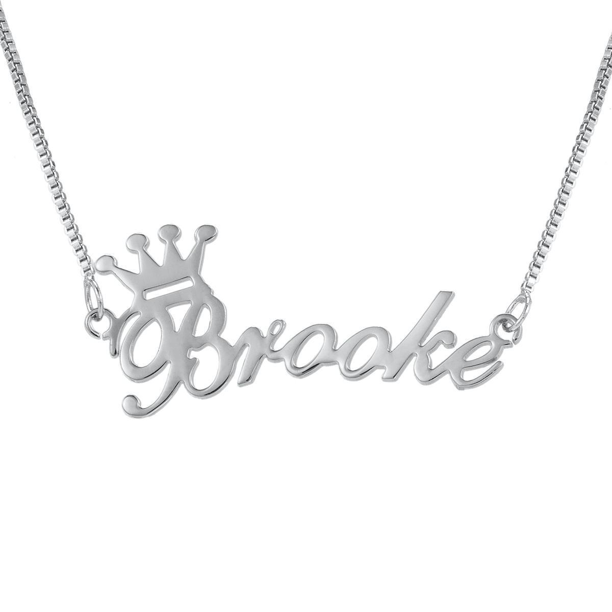 Fashion Crown Custom Name Necklace