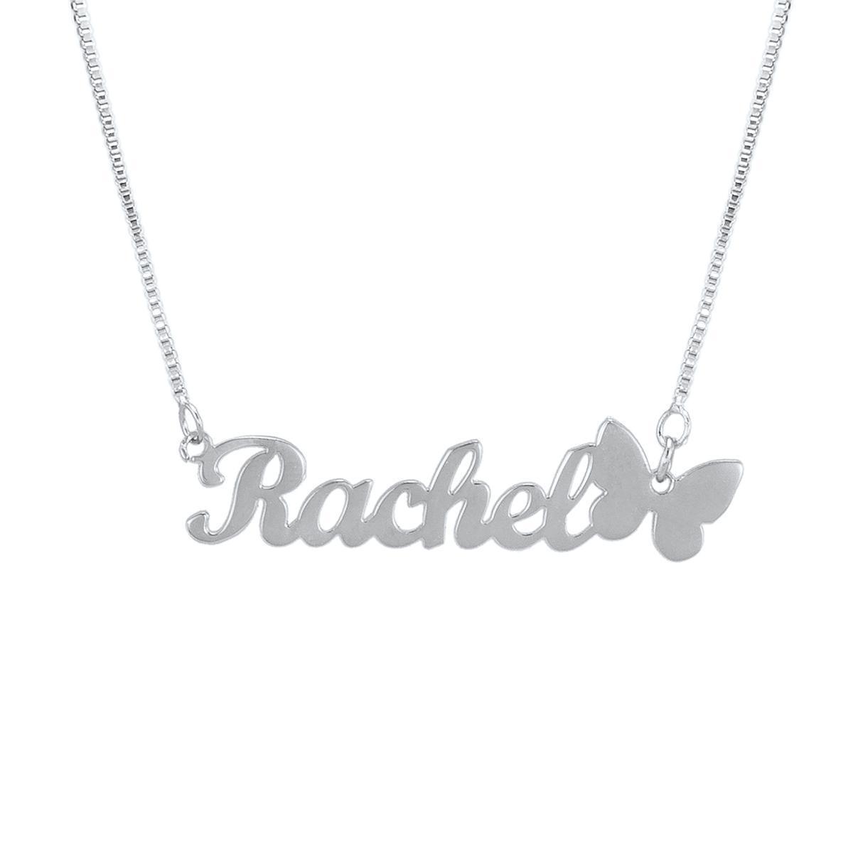 Beautiful Butterfly Custom Name Necklace