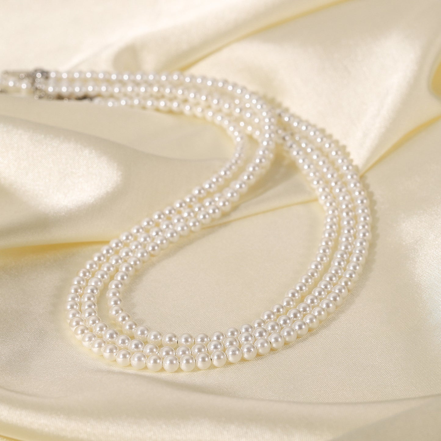 Men Fashionable Simple Pearl Necklace